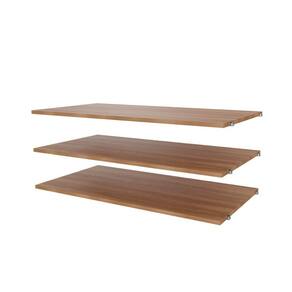 Kit 3 Prateleiras 87cm Hera CabeCasa MadeiraMadeira Louro