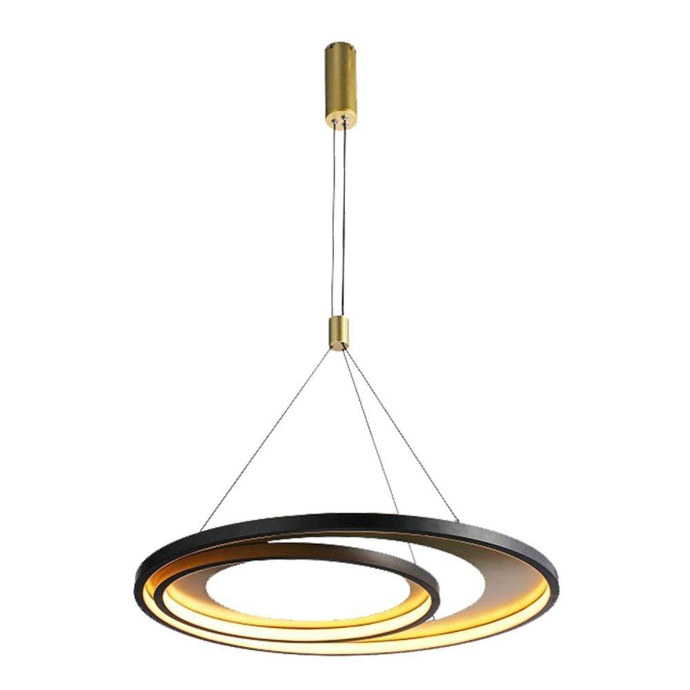 Pendente LED 3000K Bivolt Loop Bella Iluminação Preto
