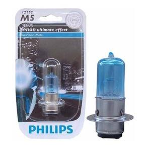 LAMPADA FAROL M5 Branca Biz100 - Biz125 - Bross 2009 PHILIPS