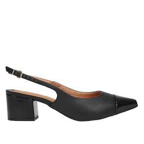 Sapato Feminino Scarpin Bico Fino Salto Bloco Médio Vizzano 1220.337