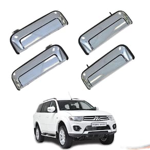 Kit Completo 4 Maçanetas Exter Cromadas Pajero Sport 99 a 11
