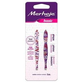 Pinça Merheje Basic Decorada 12 Embalagens com 2 Unidades