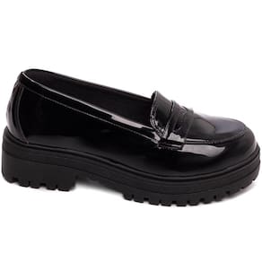 Mocassim Feminino Tratorado Preto Torricella