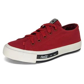 Tenis Casual Feminino Chuteirinha Lona Coca Cola CC1947