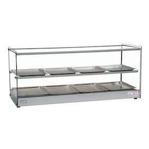 Estufa Vitrine Dupla Para Salgado 8 Bandejas Erato com Termostato Tita