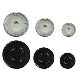 Kit Queimador + Espalhador Para Cooktop Tramontina 3 Bocas