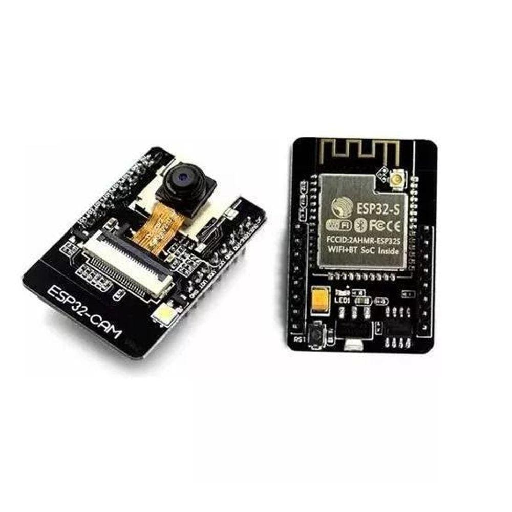Módulo Esp32-Cam Com Câmera Ov2640 2Mp Conversor Usb Serial