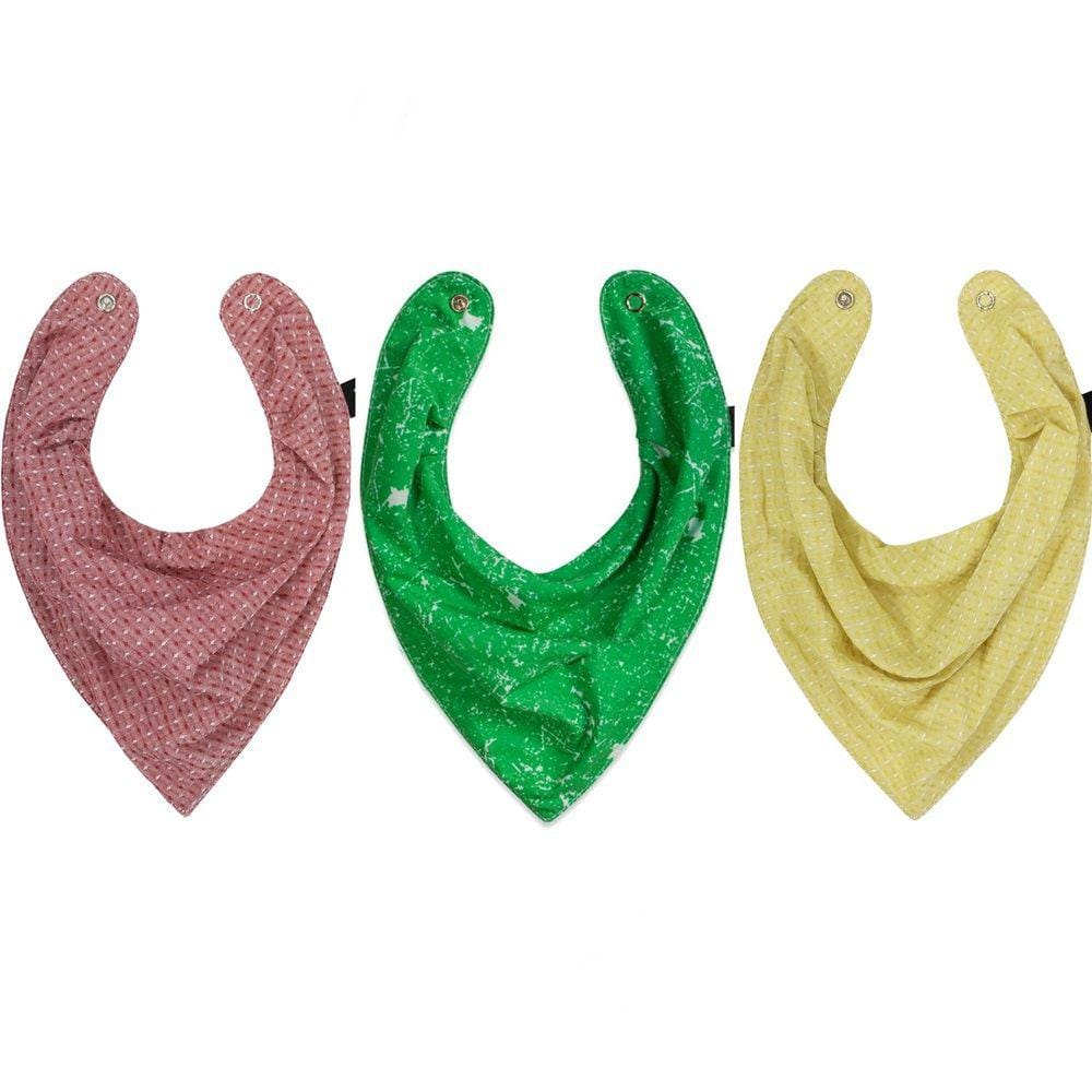 Babador bandana - Natural (3 unidades)