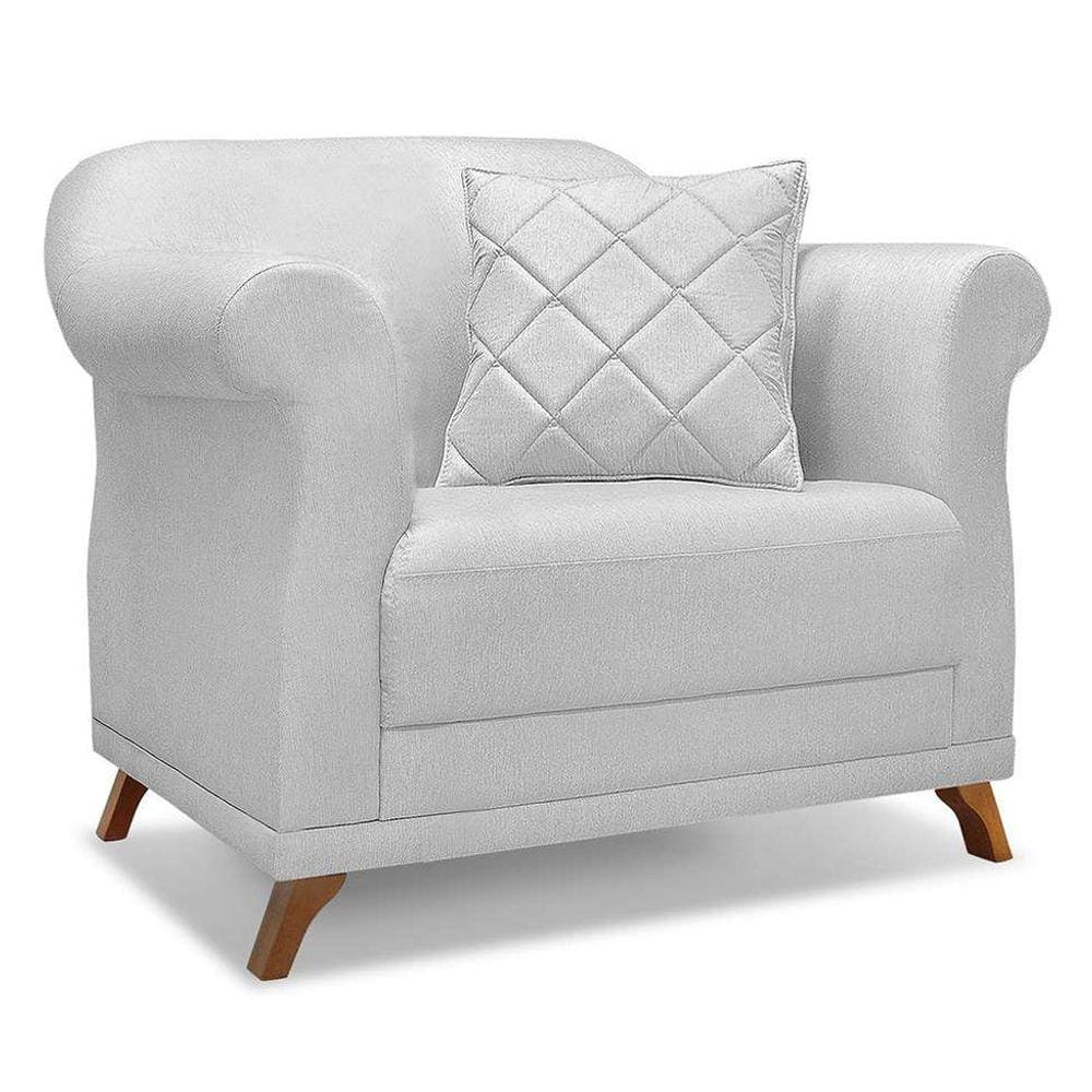 poltrona abruzzo linho grigio