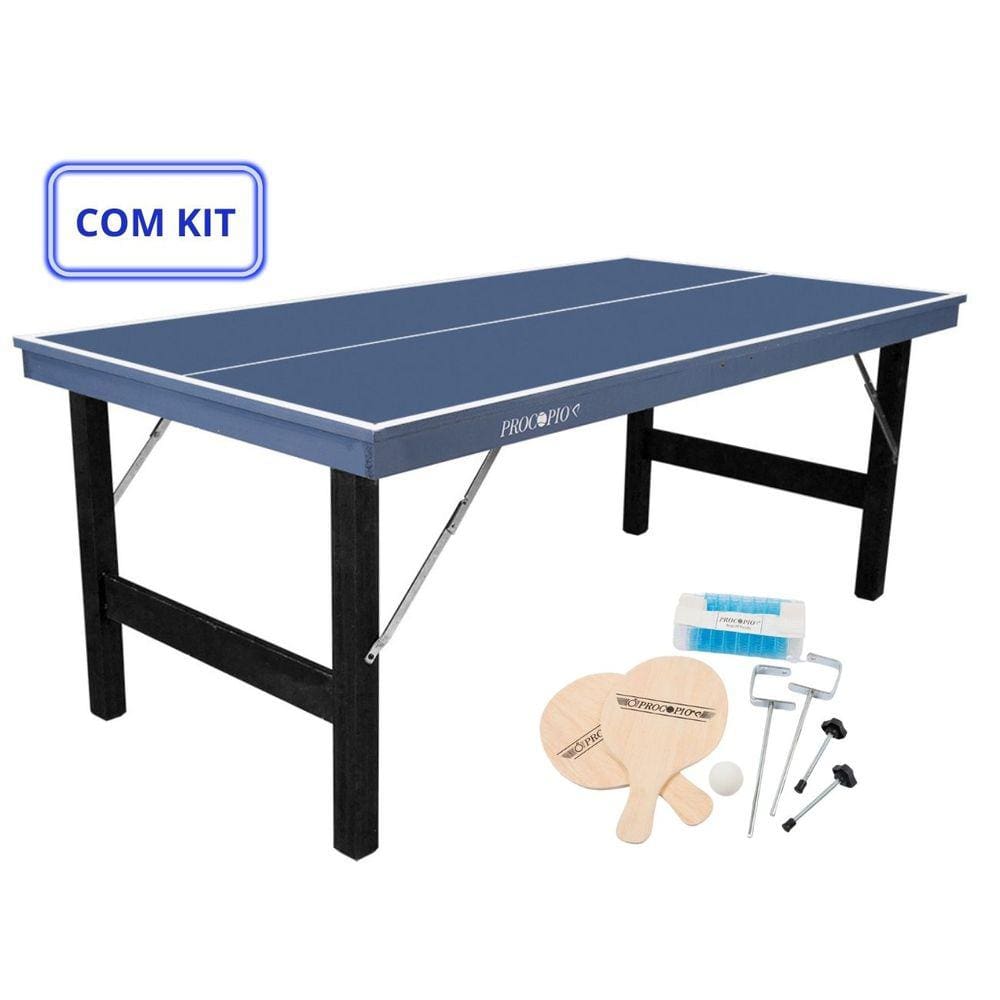 Mesa De Tênis De Mesa, Ping Pong, Com Kit Completo, Olimpic, MDP 15mm,  Klopf, Cód. 1005