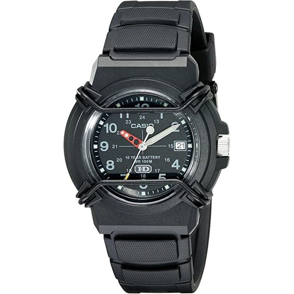 Relógio Pulso Casio Masculino Prova Dágua 100 Metros Analógico Redondo Esportivo Preto Hda-600b-1bvdf