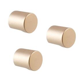 Kit 3 Puxador Radio Mini Zen Dourado Fosco 955 Zp4308.955.