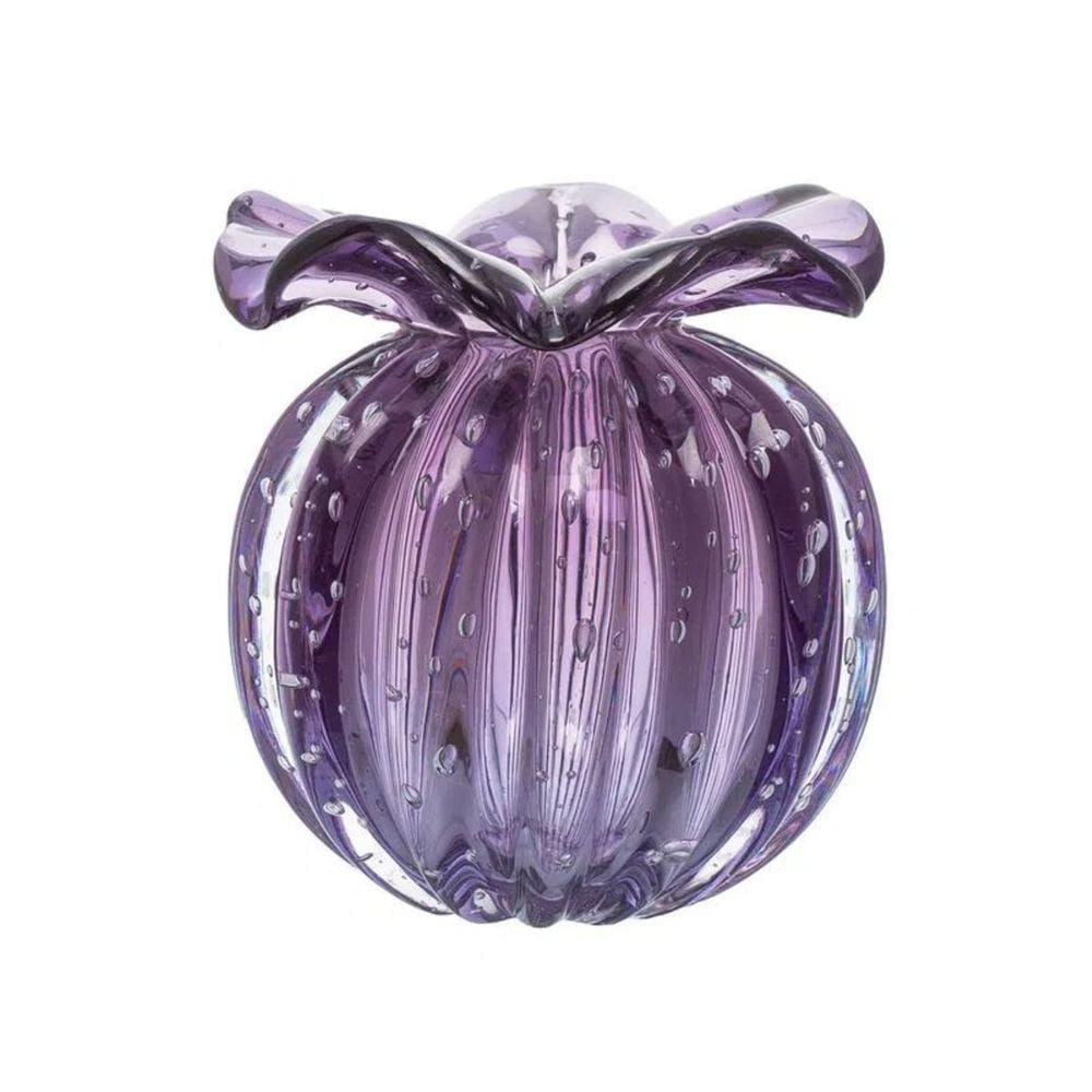 Vaso Trouxinha Cristal Murano Ametista Love P