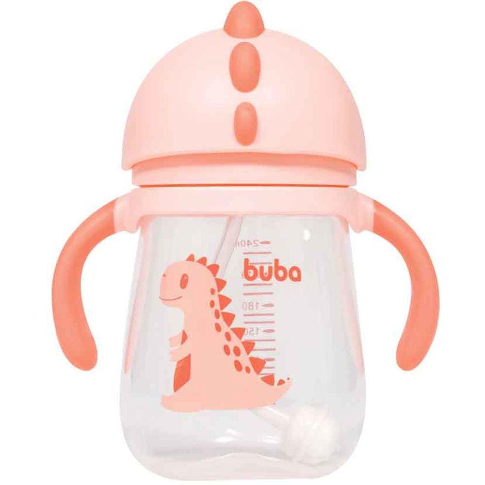 Copo Dino rosa Buba Baby