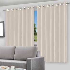 Cortina Blecaute Blackout 280X140cm Com Ilhós Corta Luz 100% Pvc Diversas Cores