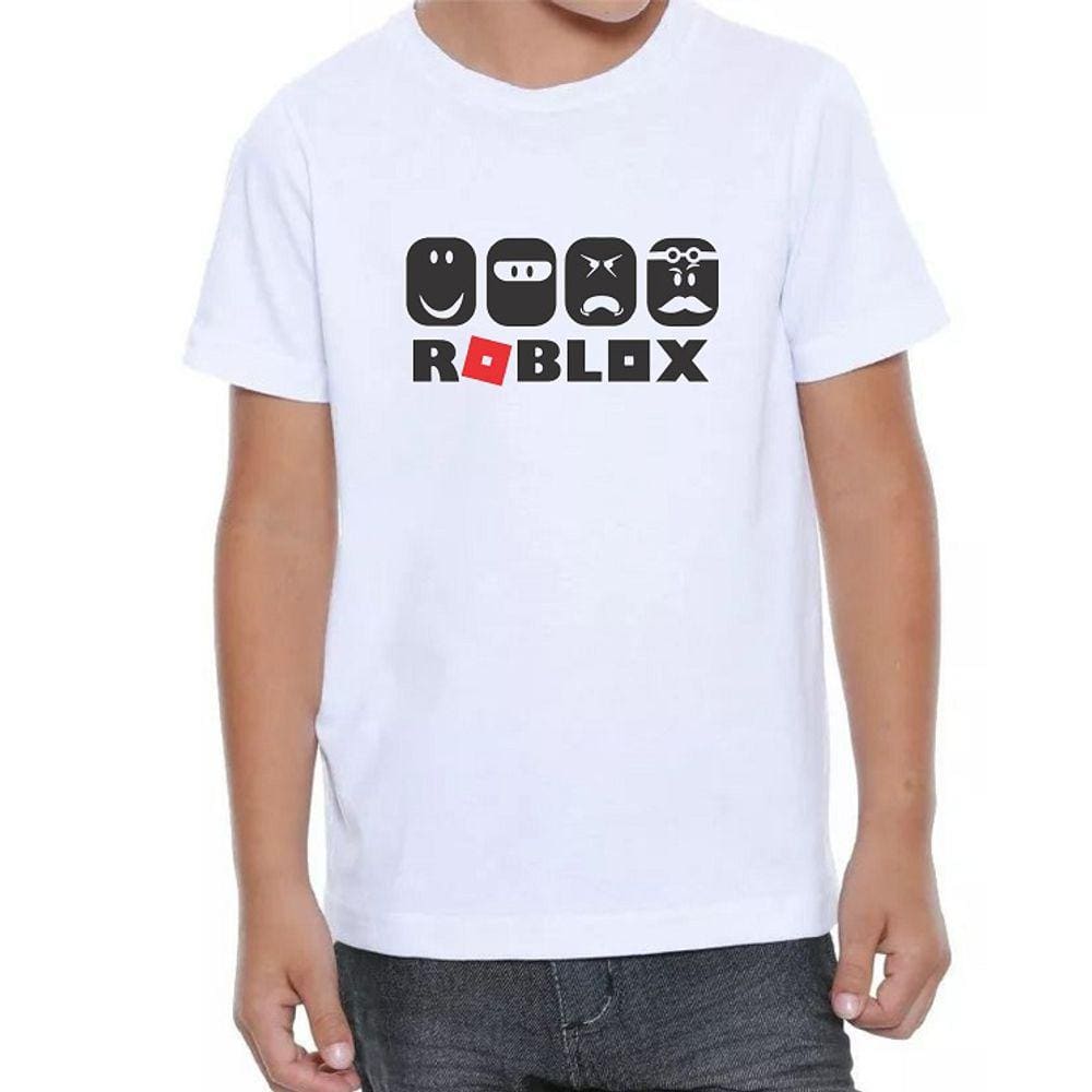 Camiseta Camisa Infantil Roblox Sandbox Multiplataforma