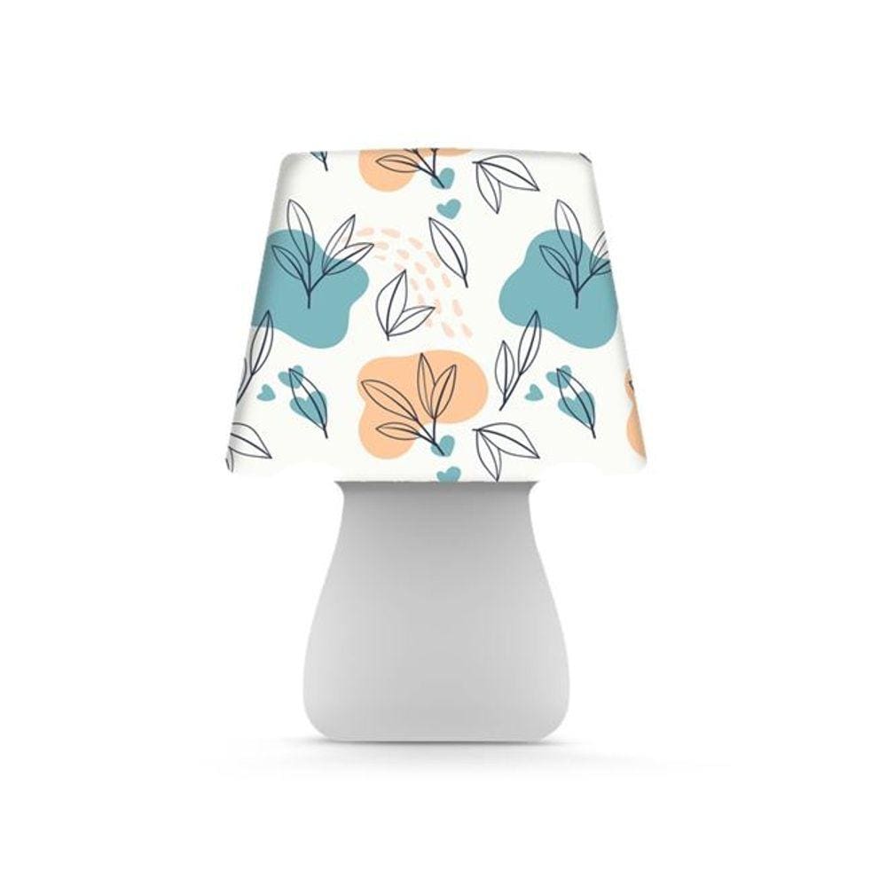 Luminária Abajur de Mesa Grande Folhagens