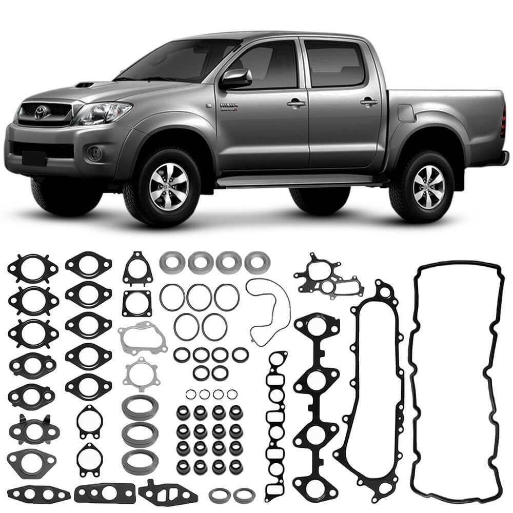 Jogo Junta Motor Completo Hilux 2.5 2005 a 2011 Sem Cabeçote
