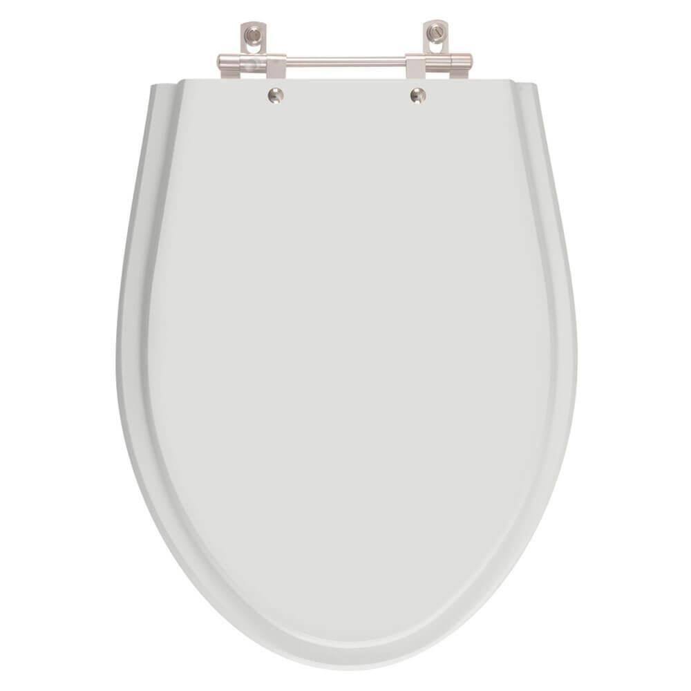 Tampa De Vaso Sanitário Alpinia Cinza Claro Para Bacia Fiori