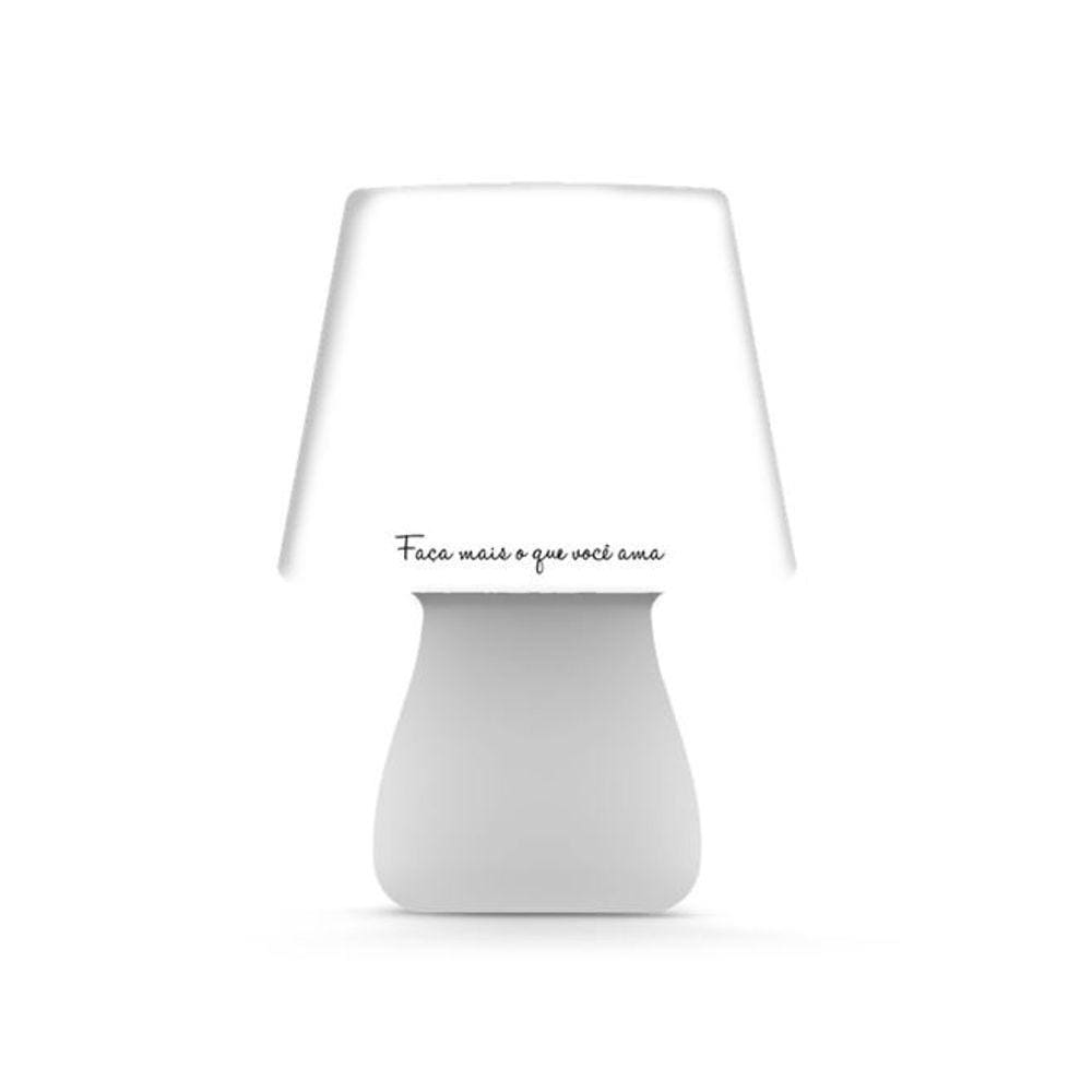 Luminária Abajur de Mesa Grande Faça Mais