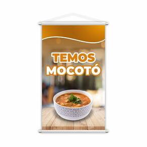 Banner Temos Mocotó Comida Restaurante Lona 80x50cm