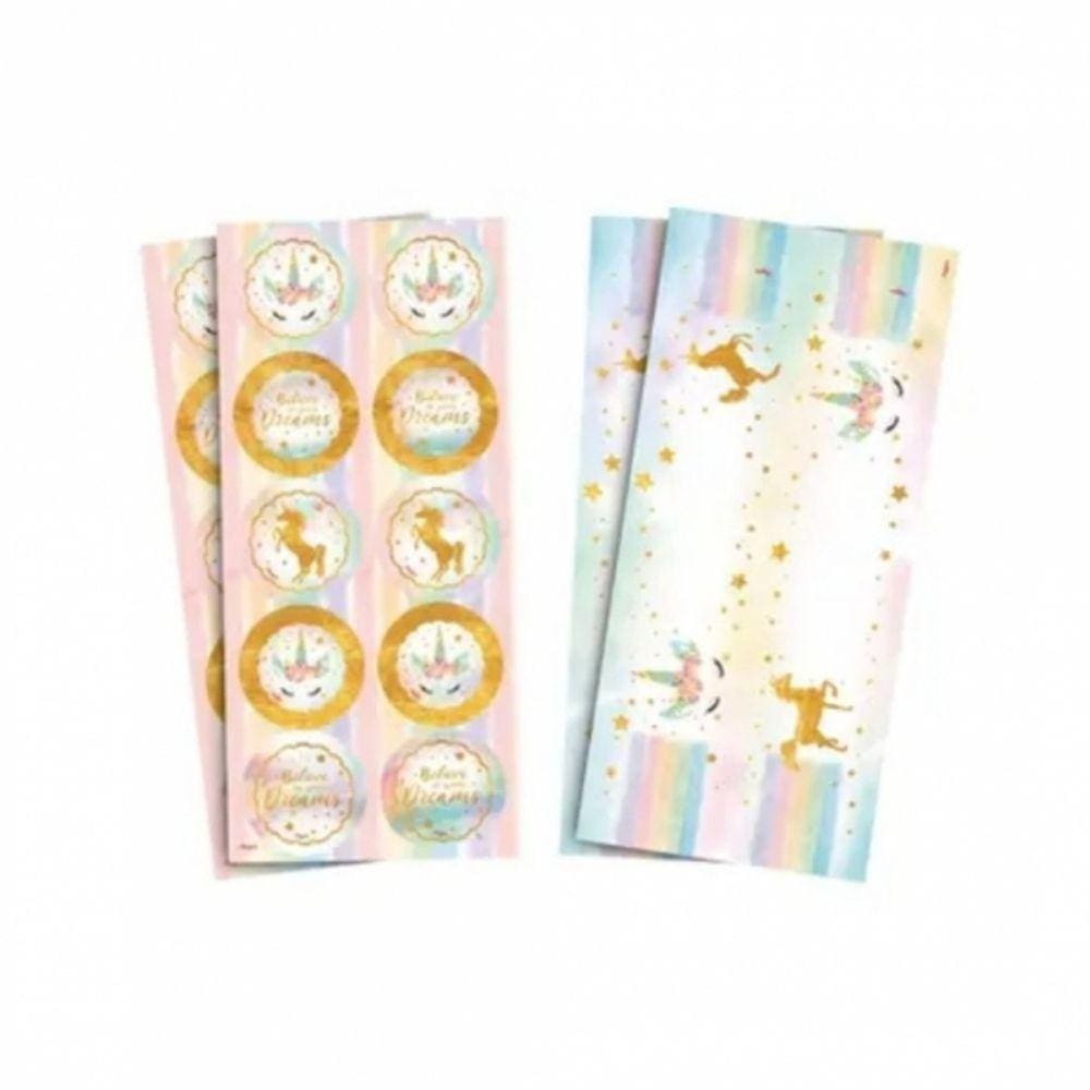 Adesivo Unicórnio 2 30un Regina