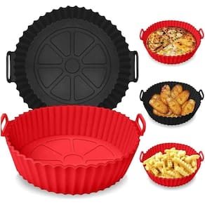 Forma de Silicone Fritadeira Air Fryer Cesta Redonda 18CM