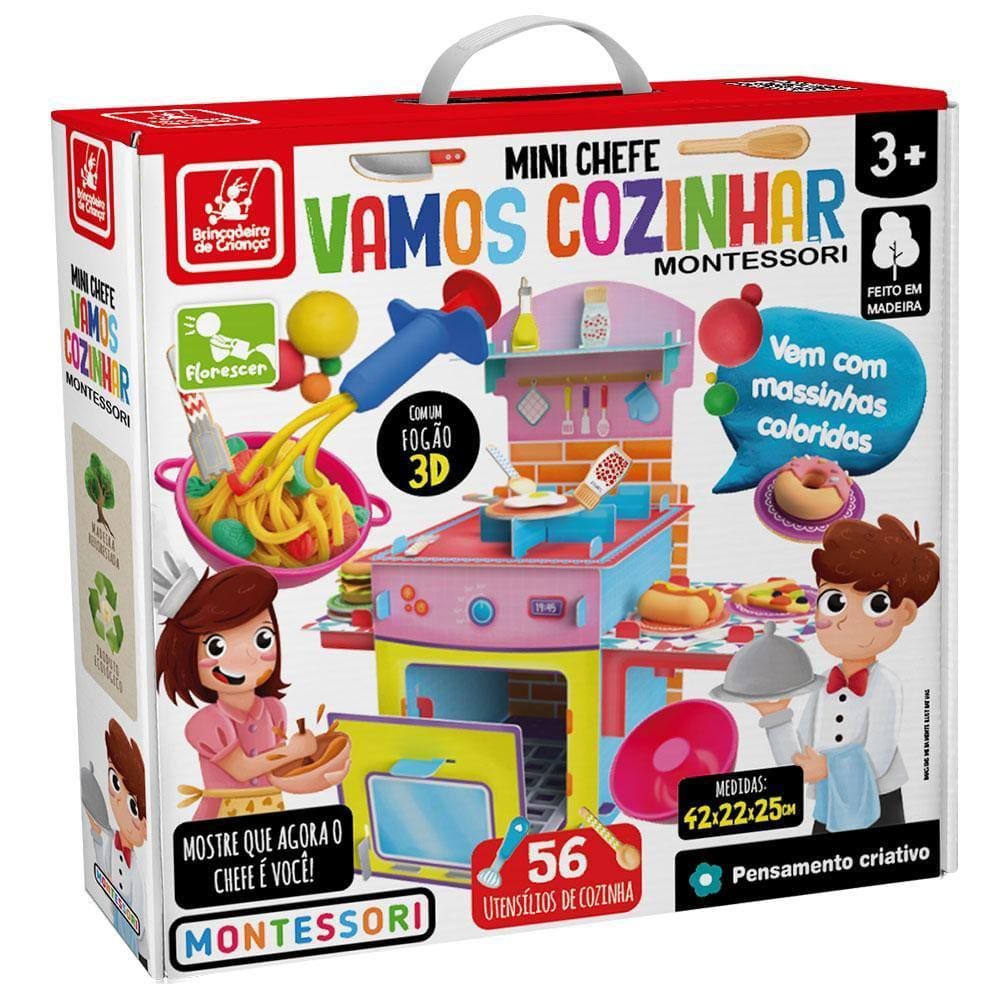 Mini Chefe Vamos Cozinhar Montessori