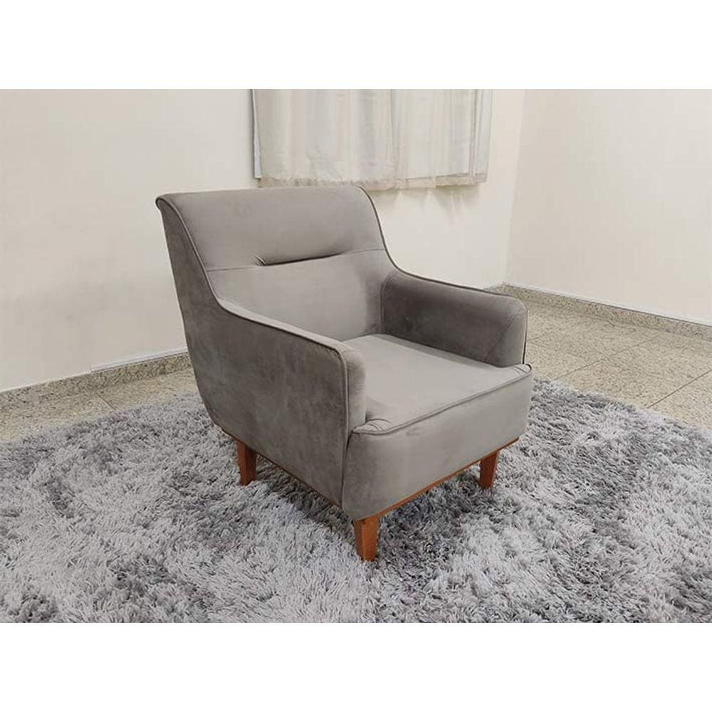 Poltrona Decorativa Cappuccino 2211A Elsa