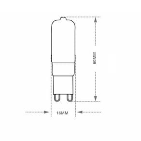 Lâmpada Led Pix G9 3w Leitosa 6500k Luz Fria 220v