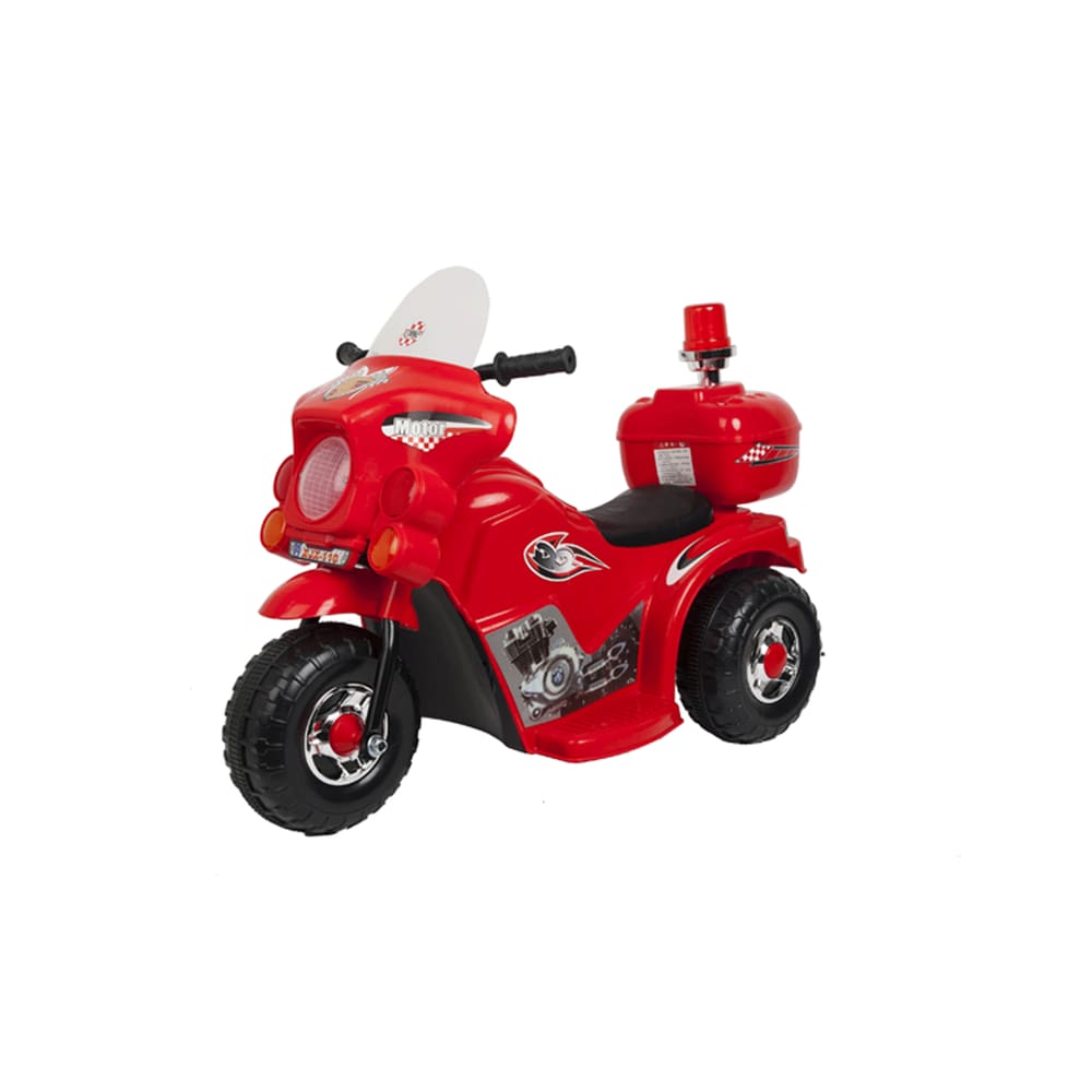 Mini Moto Elétrica Infantil 6V com Baú Zippy Toys