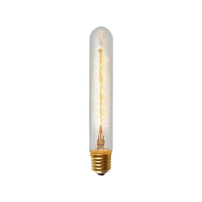 Lâmpada Filamento Carbono Blumenox T30/185 Retro E27 âmbar 220v