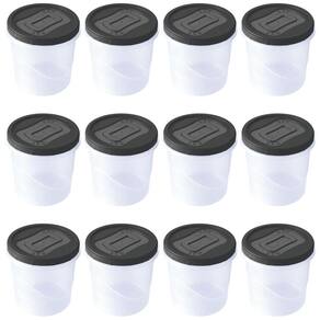 Pote de plástico Clic rosca 1,8 litros com 12 unidades Plasutil ref.13889