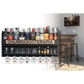 Barzinho Adega de Parede Churrasco Terapia: Compacto e impressionante!