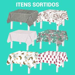 Toalha De Mesa Polietileno 140X210cm Várias Estampas