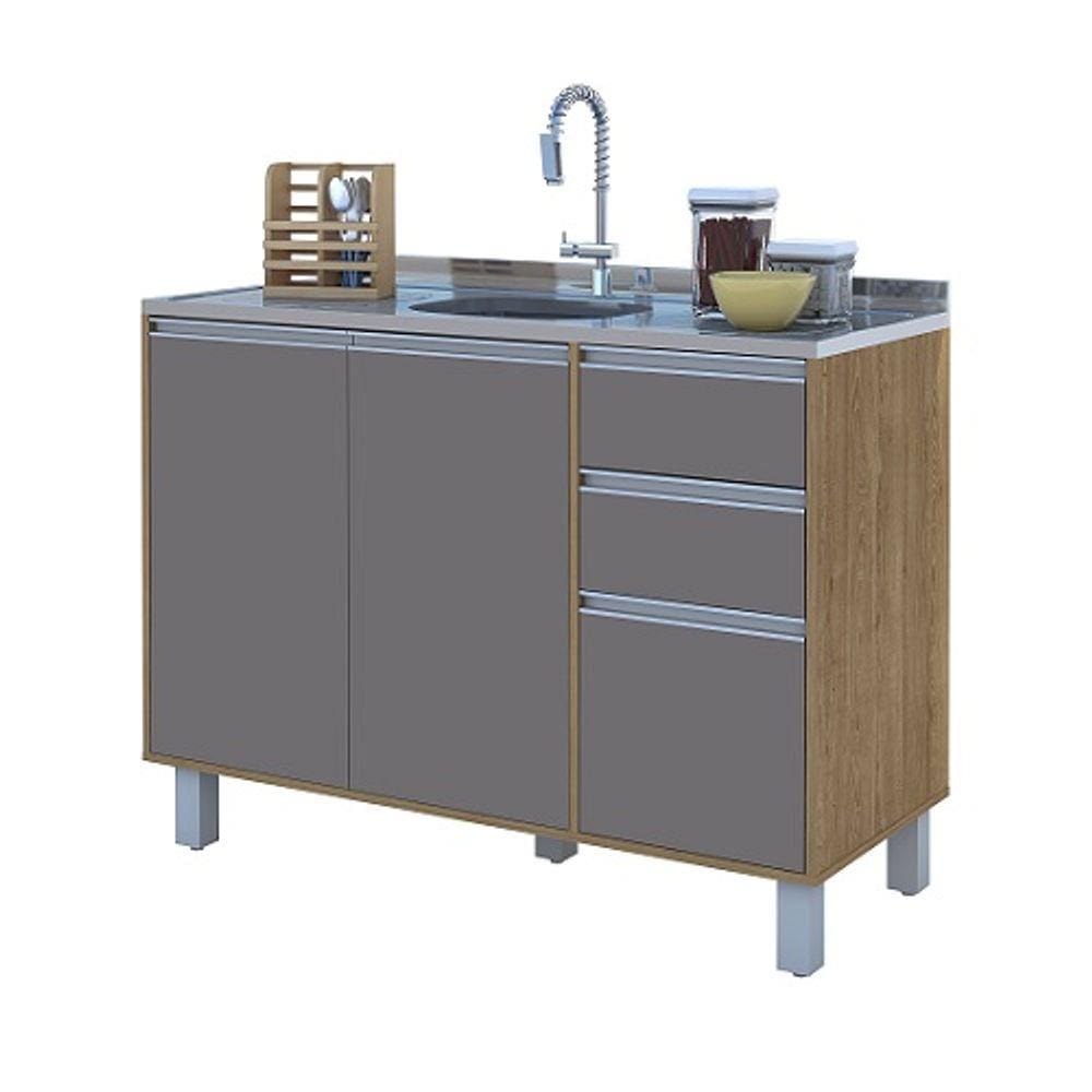 Balcão Premium 1.20 Freijó/Connect - Vitamov