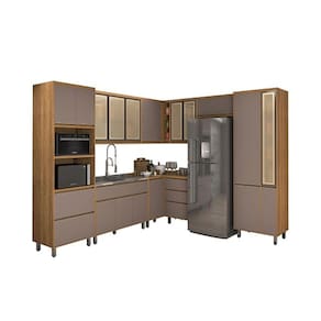 Cozinha Agata 10 Peças Reflecta Freijó/Connect – Vitamov