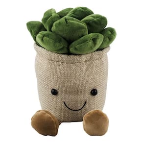 Planta Marrom Feliz Com Perninhas 20cm - Pelúcia