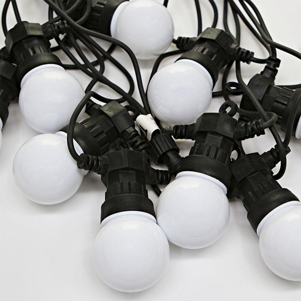 Cordão Luminoso Led Taschibra Globinho Leitoso 50 Leds Colorido 220v
