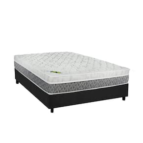Cama Box Casal Blindada + Colchão D33 Aspen Luckspuma 138x188x52
