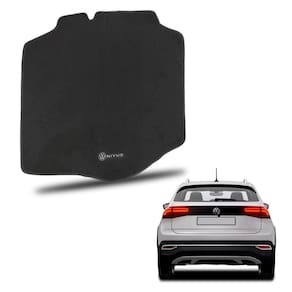 Tapete Porta Malas Nivus 2021 2022 2023 2024 Carpete com Emblema Bordado Protetor Assoalho