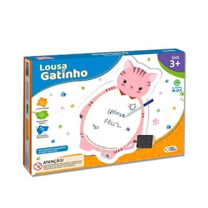 Lousa Gatinho Desenhar Escrever Infantil Criança