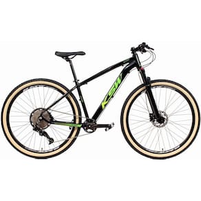 Bicicleta Aro 29 Ksw Xlt 12v Garfo com Trava K7 11/50 Freios Hidráulicos Kit 1x12 - Preto\Verde
