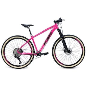 Bicicleta Aro 29 Ksw Xlt 12v Garfo com Trava K7 11/50 Freios Hidráulicos Kit 1x12 - Rosa
