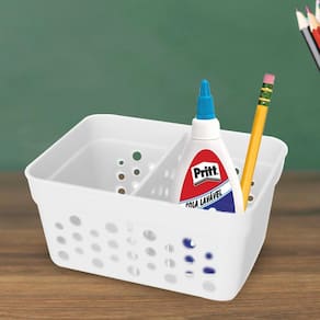 Cesto Mini Organizador C 1 Divisoria Mini Branco Empilhável