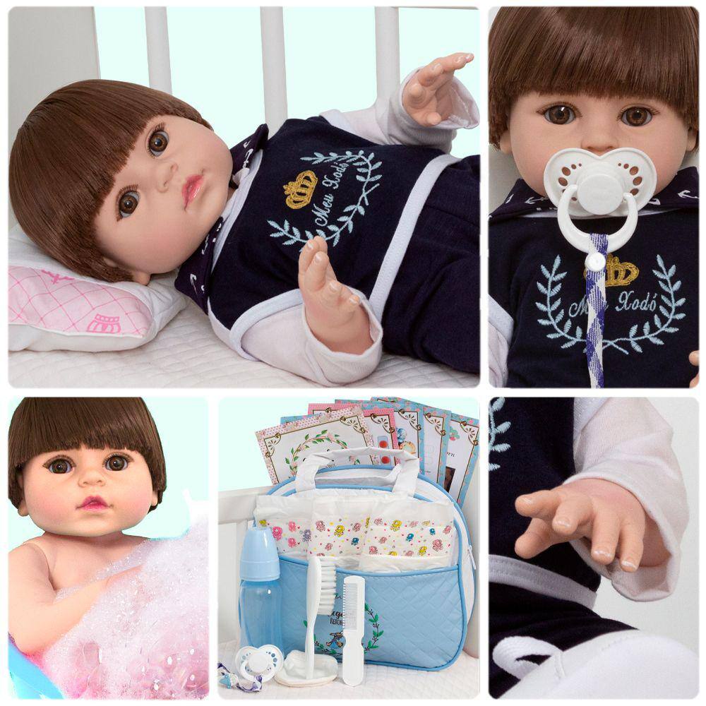 Bebe Reborn Girafinha Boneca Silicone Girafa Realista Banho - Chic