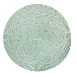 Jogo Americano Redondo Crochet Verde Menta 38cm 812100134 - Yoi