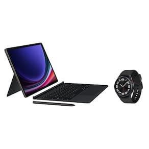 Tablet Samsung Galaxy Tab S9+ 512GB Grafite + Smartwatch Galaxy Watch6 Classic LTE 43mm Preto