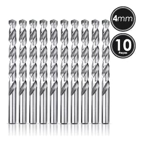 Broca De Aco Rapido Para Metal 4,5 Mm Polida 10 Pcs