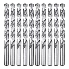 Broca De Aco Rapido Para Metal 4,0Mm Polida 10Pcs